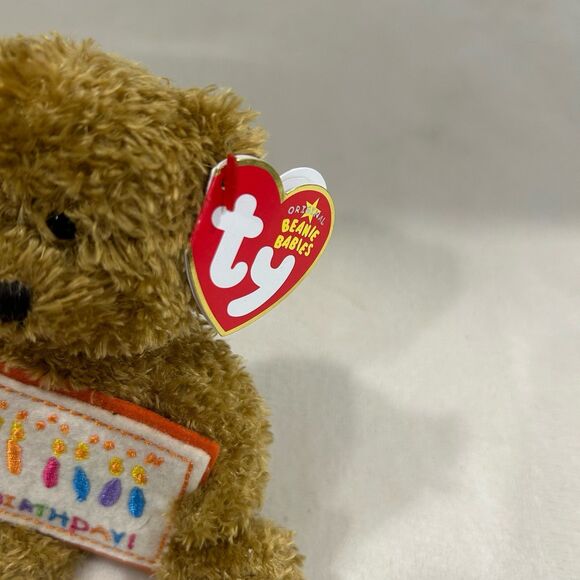 Ty Beanie Babies Happy Birthday The Bear 2006 - Picture 3 of 12